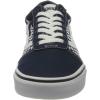 Vans Kids’ Ward Sneaker(Flame Check Dress Blues White)