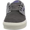 Vans Kids’ Ward Sneaker(Leather Suede Pewter Mid Grey)