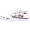 Vans Kids’ Ward Sneaker(Leopard Antique White White)