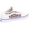 Vans Kids’ Ward Sneaker(Leopard Antique White White)