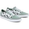 Vans Kids’ Ward Sneaker(Multi Checker Green White)