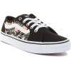Vans Kids’ Ward Sneaker(Palm Floral Black White)