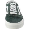 Vans Kids’ Ward Sneaker(Pig Suede Jungle Green Snow White)