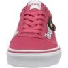 Vans Kids’ Ward Sneaker(Pink Butterflies Claret Red White Wg4)
