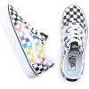 Vans Kids’ Ward Sneaker(Rainbow Check Black White)