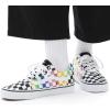 Vans Kids’ Ward Sneaker(Rainbow Check Black White)
