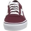 Vans Kids’ Ward Sneaker(Red ((Canvas) Burgundy Olq))