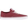 Vans Kids’ Ward Sneaker(Red Canvas Oxblood White 8j3)