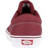 Vans Kids’ Ward Sneaker(Red Canvas Oxblood White 8j3)