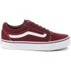 Vans Kids’ Ward Sneaker(Red Canvas Port Royale White)