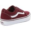 Vans Kids’ Ward Sneaker(Red Canvas Port Royale White)