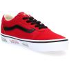Vans Kids’ Ward Sneaker(Red Vans Sidewall Tango Red Black Vwn)
