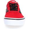 Vans Kids’ Ward Sneaker(Red Vans Sidewall Tango Red Black Vwn)