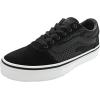 Vans Kids’ Ward Sneaker(Reflective Flame Black White)