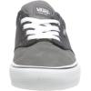 Vans Kids’ Ward Sneaker(Retro Suede Asphalt White)