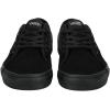 Vans Kids’ Ward Sneaker(Suede Canvas Black Black)