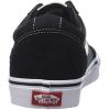 Vans Kids’ Ward Sneaker(Suede Canvas Black White)