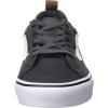 Vans Kids’ Ward Sneaker(Suede Canvas Dark Grey White)