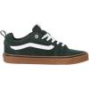 Vans Kids’ Ward Sneaker(Suede Dark Green Gum)