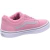 Vans Kids’ Ward Sneaker(Suede Sherpa Foxglove)