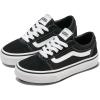 Vans Kids’ Ward Sneaker(Suede/Canvas Black/White)