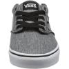 Vans Kids’ Ward Sneaker(Textile Black White)