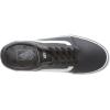 Vans Kids’ Ward Sneaker(Tumbled Leather Blk Wht)