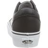 Vans Kids’ Ward Sneaker(Tumbled Leather Blk Wht)
