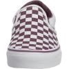 Vans Kids’ Ward Sneaker(White (True White/Dark Purple Checkerboard))