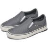 Vans Mens Asher Deluxe Slip-on Shoe | Comfortable Sneakers for Fashion, Walking & Everyday Wear(Perf Leather Pewter)