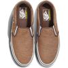 Vans Mens Asher Deluxe Slip-on Shoe | Comfortable Sneakers for Fashion, Walking & Everyday Wear(Washed Chipmunk)