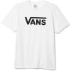 Vans Men’s Classic Drop V Short-Sleeve Crew Tee, White/Black, Large