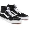 Vans Men’s Filmore Hi Sneaker, (Suede/Canvas) Black/White, 10
