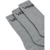 Vans Unisex Classic Crew Socks (3-pack) | Everyday Socks, Soft & Stretchy Fabric, Great for High-top Shoes(Heather Grey)