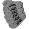 Vans Unisex Classic No Show Rox Socks(Heather Grey)