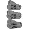 Vans Unisex Classic No Show Rox Socks(Heather Grey)