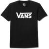 Vans Unisex-Adult Classic Drop V Short-Sleeve Crew T-Shirt(Black/White)