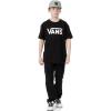 Vans Unisex-Adult Classic Drop V Short-Sleeve T-Shirt | Graphic Tee, Regular Fit, 100% Cotton Fabric, Durable Construction(Black/White)