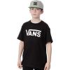 Vans Unisex-Adult Classic Drop V Short-Sleeve T-Shirt | Graphic Tee, Regular Fit, 100% Cotton Fabric, Durable Construction(Black/White)