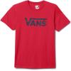 Vans Unisex-Adult Classic Drop V Short-Sleeve T-Shirt | Graphic Tee, Regular Fit, 100% Cotton Fabric, Durable Construction(Cardinal/Navy)