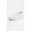 Vans Unisex-Adult Classic Slip on(Canvas True White)