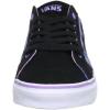 Vans Unisex-Adult Classic Slip on(Noir Plaid Black Lilac)