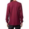 Vans Unisex-Adult Classic Vans Long-Sleeve T-Shirt | Graphic Tee, Regular Fit, Soft 100% Cotton Fabric, Durable Construction(Burgundy)