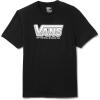 Vans Unisex-Adult Dispatch Short-Sleeve T-Shirt | Graphic Tee, Regular Fit, Soft 100% Cotton Fabric, Durable Ribbed Collar(Black)