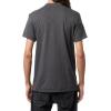 Vans Unisex-Adult On The Block Short-Sleeve T-Shirt | Graphic Tee, Regular Fit, Soft 100% Cotton Fabric, Durable Construction(Concrete Heather/Black)