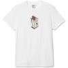 Vans Unisex-Adult On The Block Short-Sleeve T-Shirt | Graphic Tee, Regular Fit, Soft 100% Cotton Fabric, Durable Construction(White)