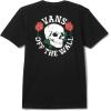 Vans Unisex-Adult Skull Rosey-b Short-Sleeve T-Shirt(Black)
