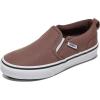 Vans Unisex-Child Asher Slip-on Shoe(Canvas Deep Taupe)