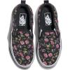 Vans Unisex-Child Asher Slip-on Shoe(Dark Floral Black)