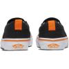 Vans Unisex-Child Asher Slip-on Shoe(Flame Black)